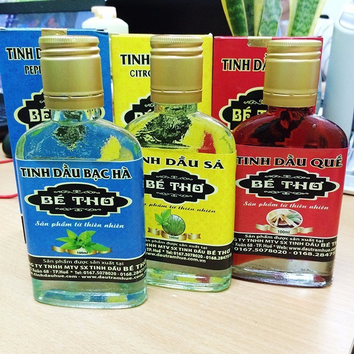 Tinh dầu bạc hà Bé Thơ 100ml
