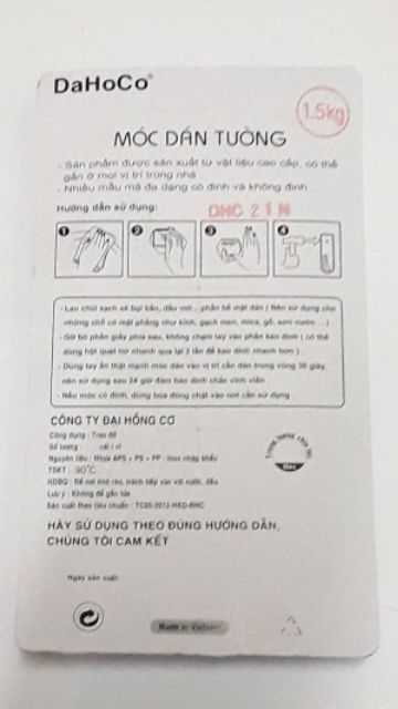 Móc hít tường 2kg - 5kg x 3 -4.cái....