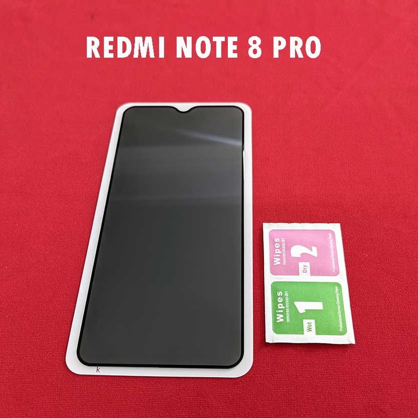Kính cường lực chống nhìn trộm Xiaomi Redmi Note 8 Pro