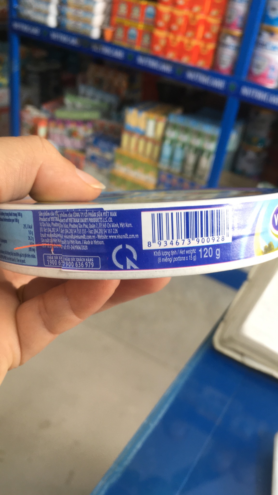 PHÔ MAI VINAMILK - HỘP GIẤY 120G