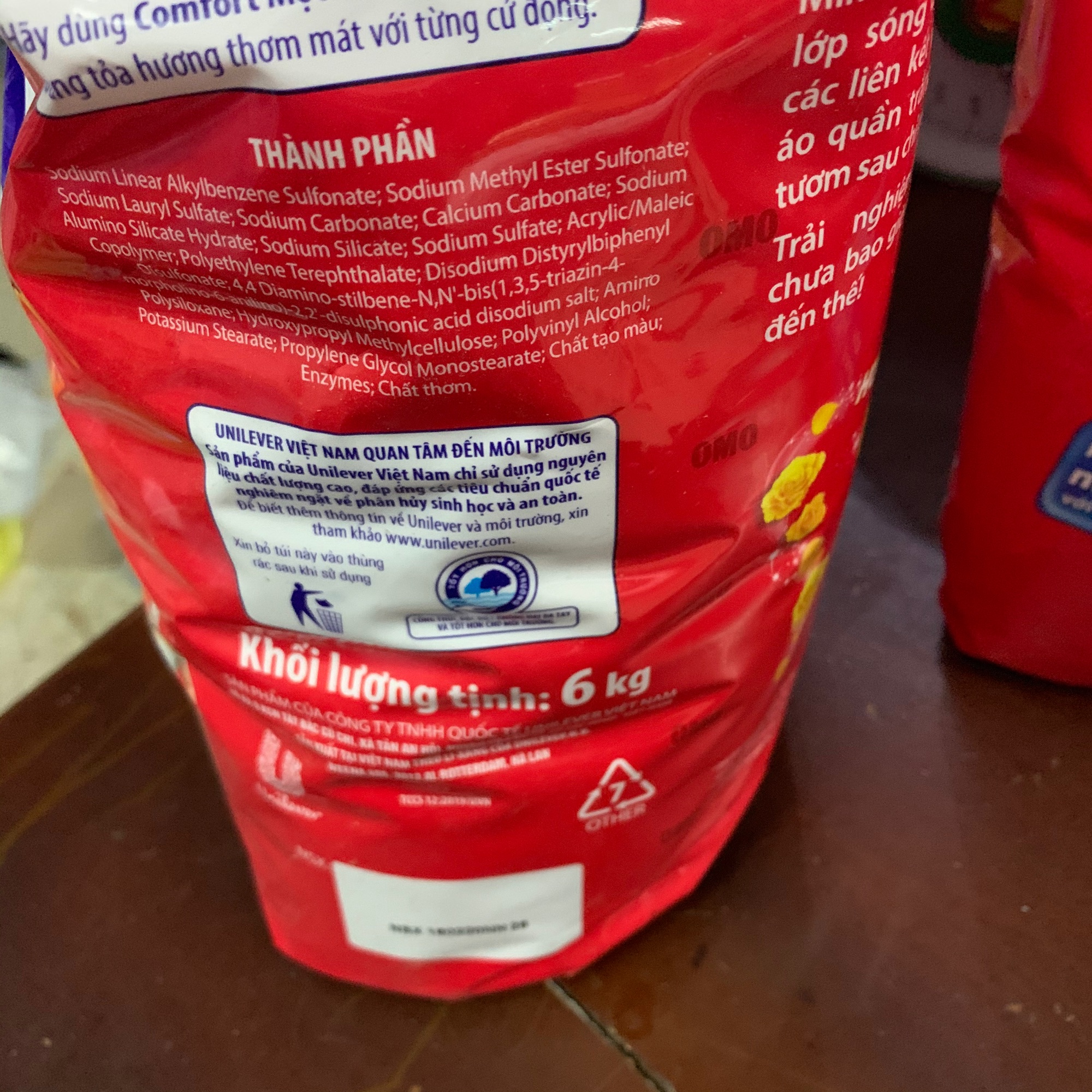 Bột Giặt Tay Omo 6kg