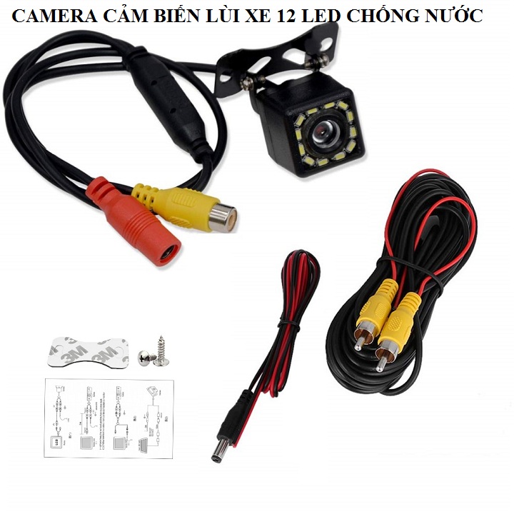 camera lùi ô tô 12 led hồng ngoại