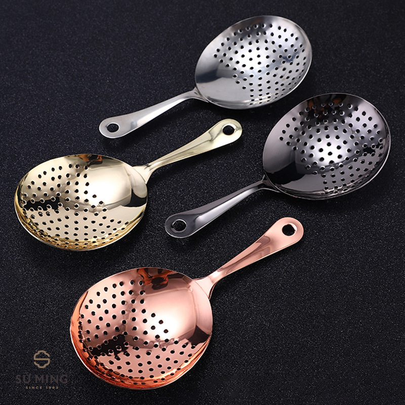Dụng Cụ Pha Chế Chặn Đá [INOX 304], [DÁNG TRÒN] Dành Cho Bartender