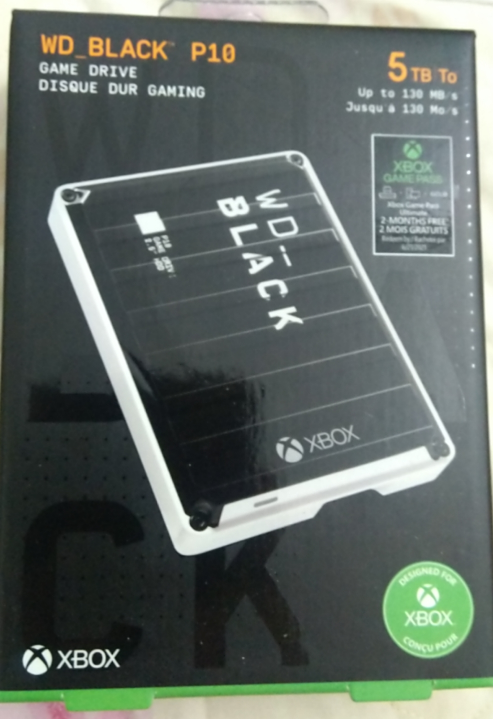 Ổ cứng di động WD Black P10 5TB - BH 3 năm