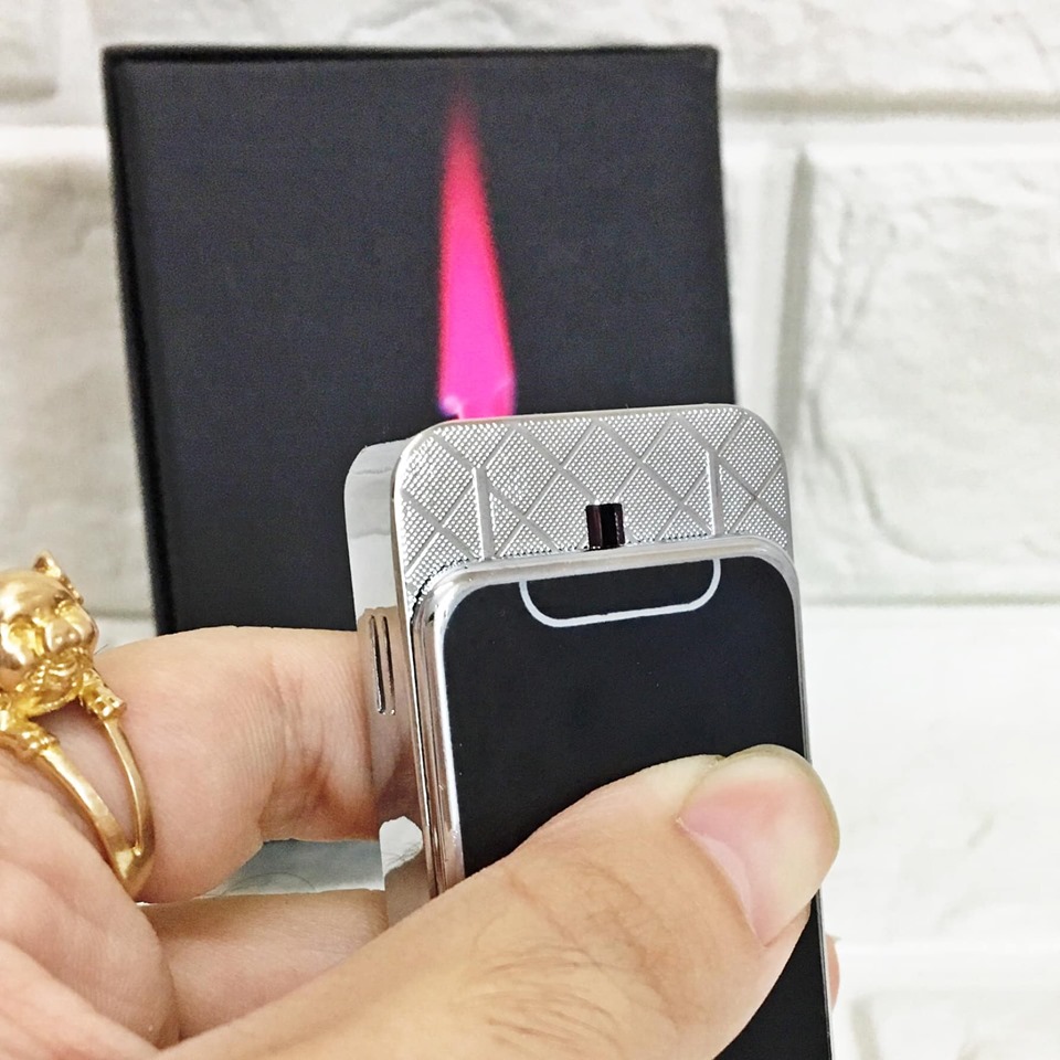 Hột Quẹt Bật Lửa Hình Điện Thoại iPhon Lửa Khè Xài Gas Cực Độc