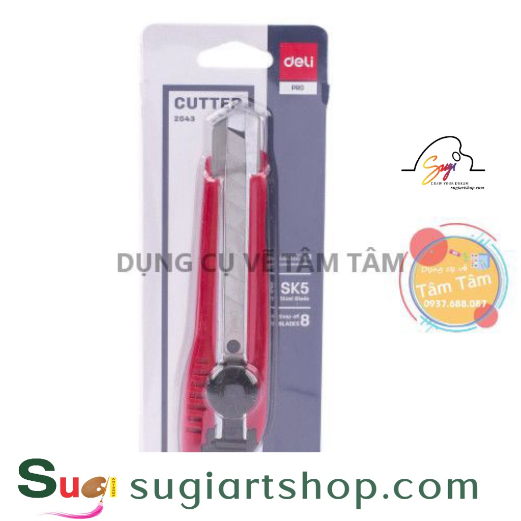 -Dao rọc giấy, Dao gọt chì Deli-