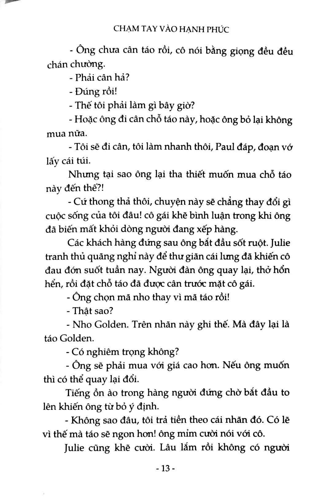 Sách Fahasa - Chạm Tay Vào Hạnh Phúc
