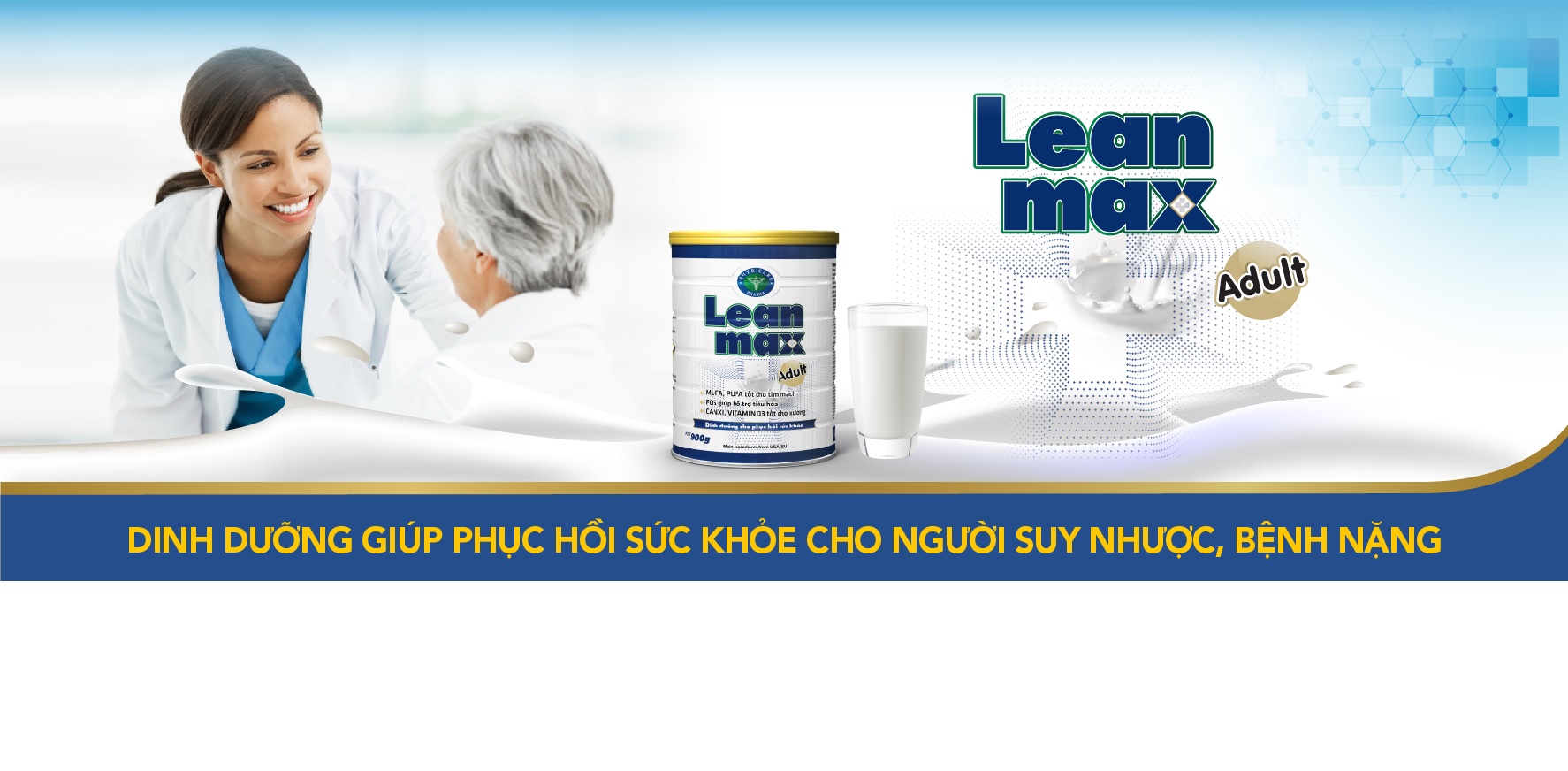 SỮA LEAN MAX Adult 900gr ( Dinh Dưỡng Cho Người Bệnh)