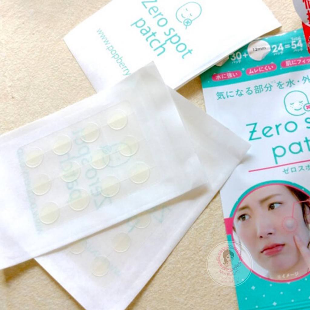 Miếng Dán Mụn Zero Spot Patch  54 Miếng Nhật Bản