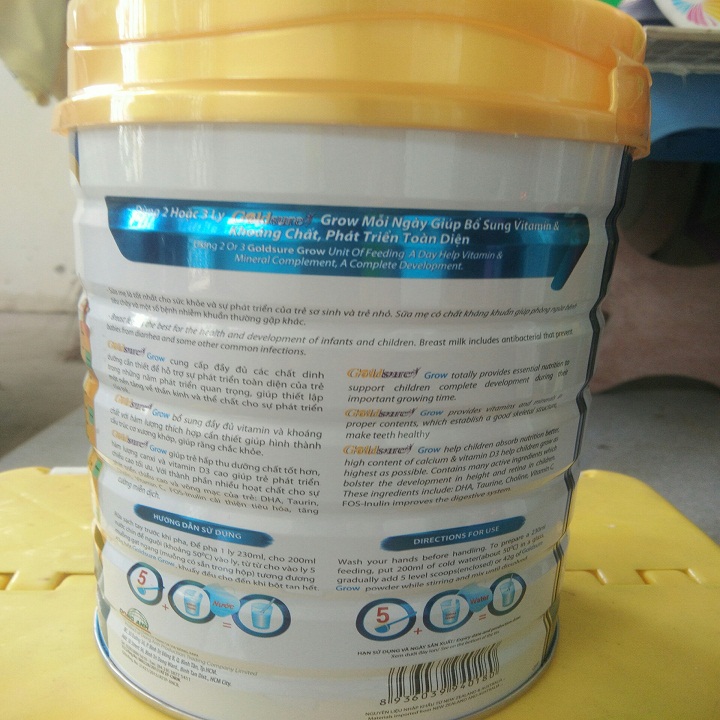 Sữa bột cao cấp tăng chiều cao lon 900g