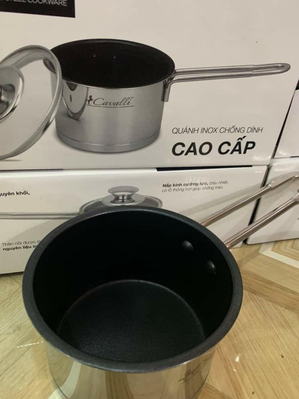 NỒI NẤU BỘT CHO BÉ Cavalli (14cm)