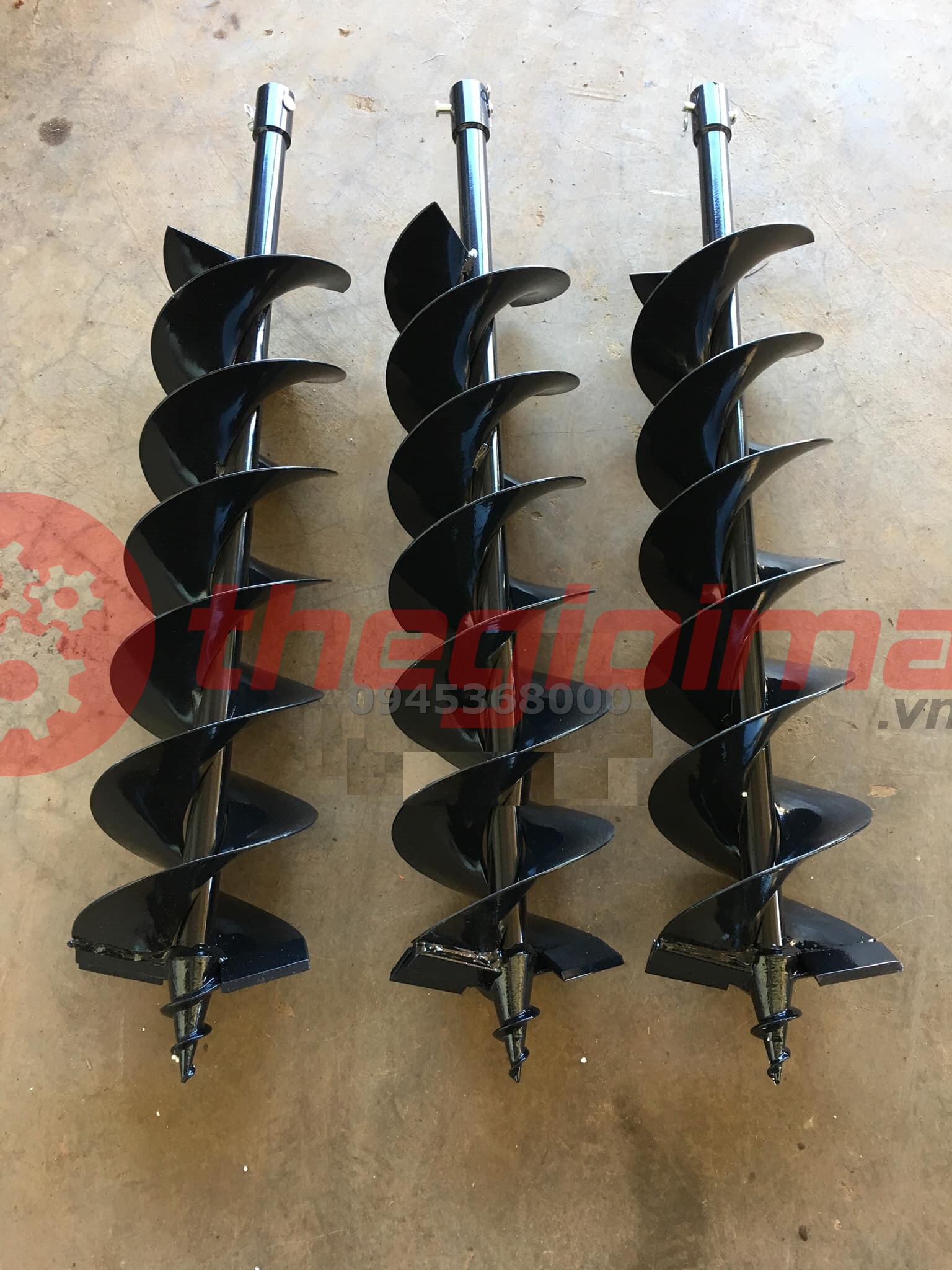 Máy khoan đất oshima 2p tặng kèm mũi 150mm