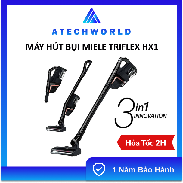 Máy hút bụi không dây miele triflex hx1 - hàng chính hãng - bh 1 năm - có xuất vat