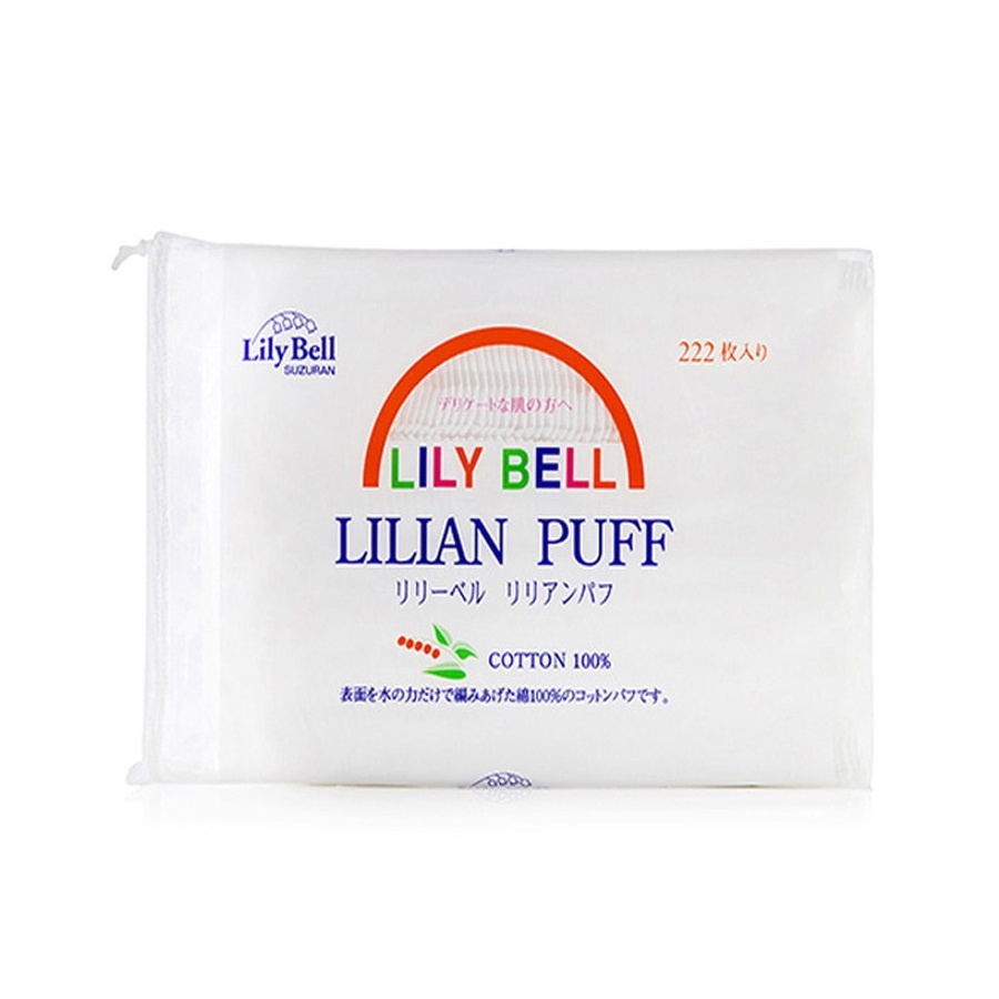 Bông Tẩy Trang LilyBell Lilian Puff Cotton 222 Miếng/ 240 miếng Hàng Công Ty- Mecskincare