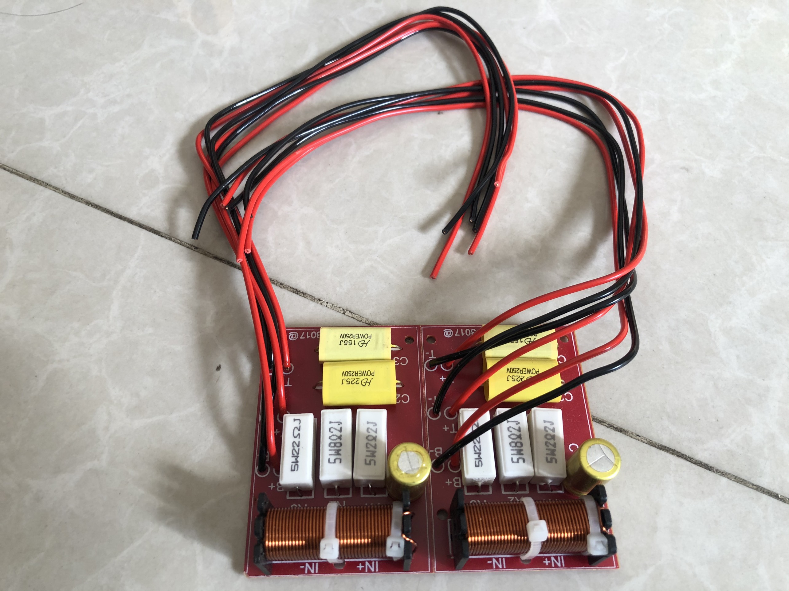 Mạch phân tần loa 1 bass 2 treble (3 Way)