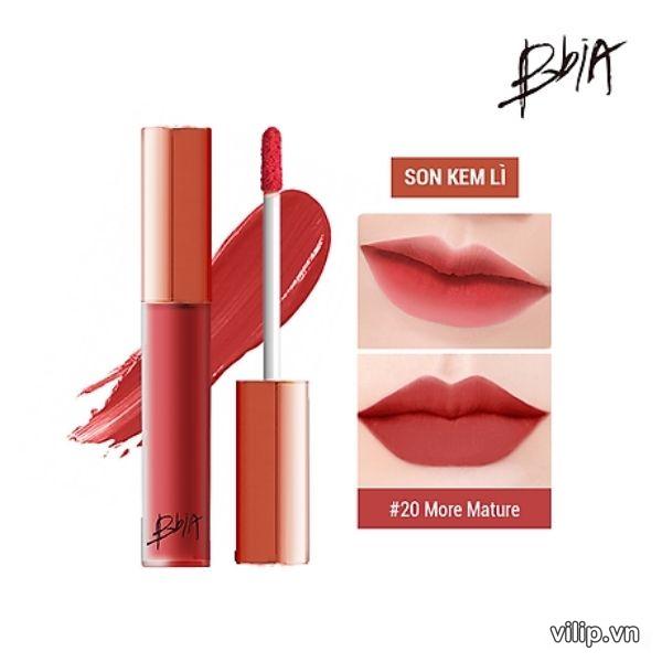Son kem Bbia Last Velvet Lip Tint Version 4