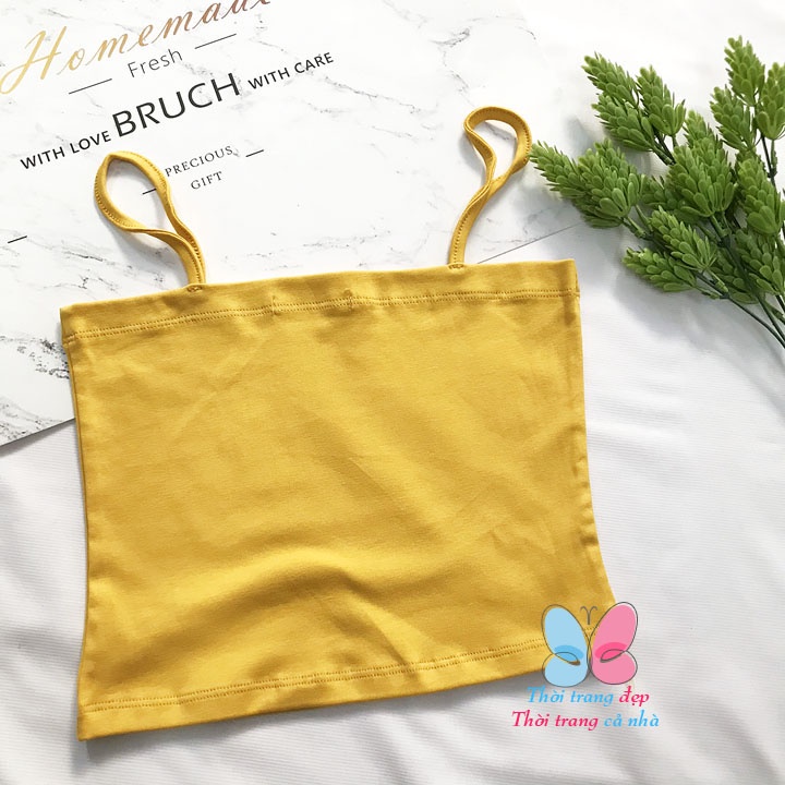 Áo 2 dây Sợi Bún  croptop từ 35-55kg