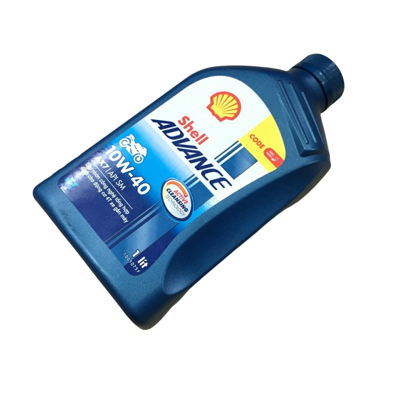 [HCM]Nhớt Shell Advance Ax7 10W40 xe số 0.8L