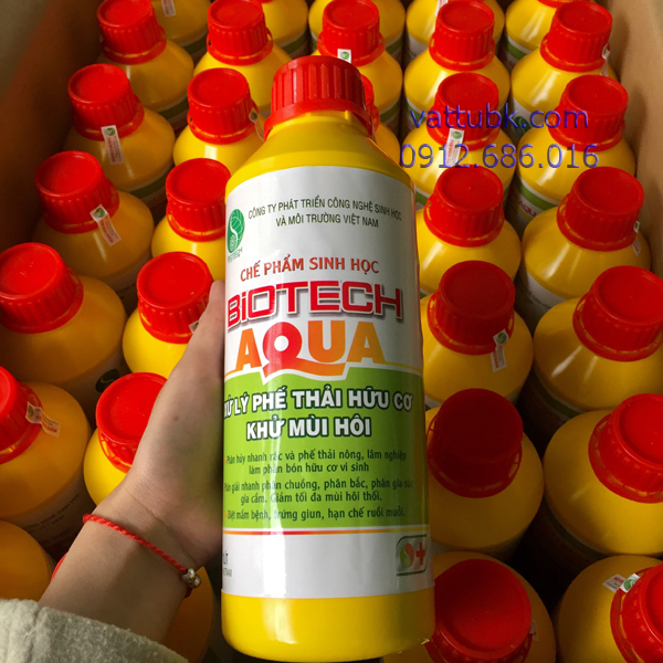 Biotech Aqua - Chế phẩm vi sinh xử lý mùi hôi thối Dạng lỏng