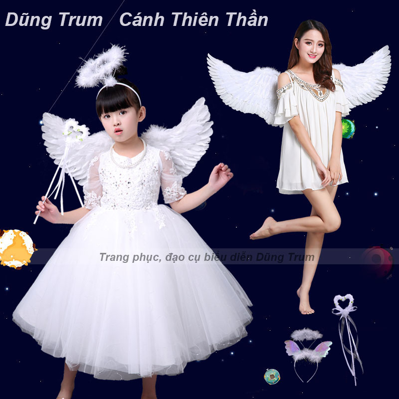 Cánh thiên thần, hóa trang thiên thần cỡ nhỏ cho bé