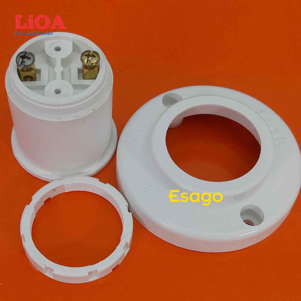 [HCM]Đui đèn vuông góc 90 độ đui xoáy E27 LiOA - DDX90