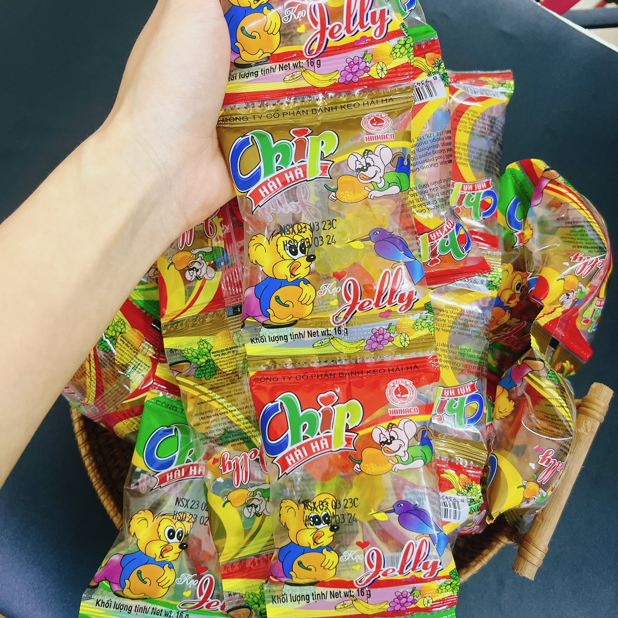 Chip chip hải Hà dây 10 gói