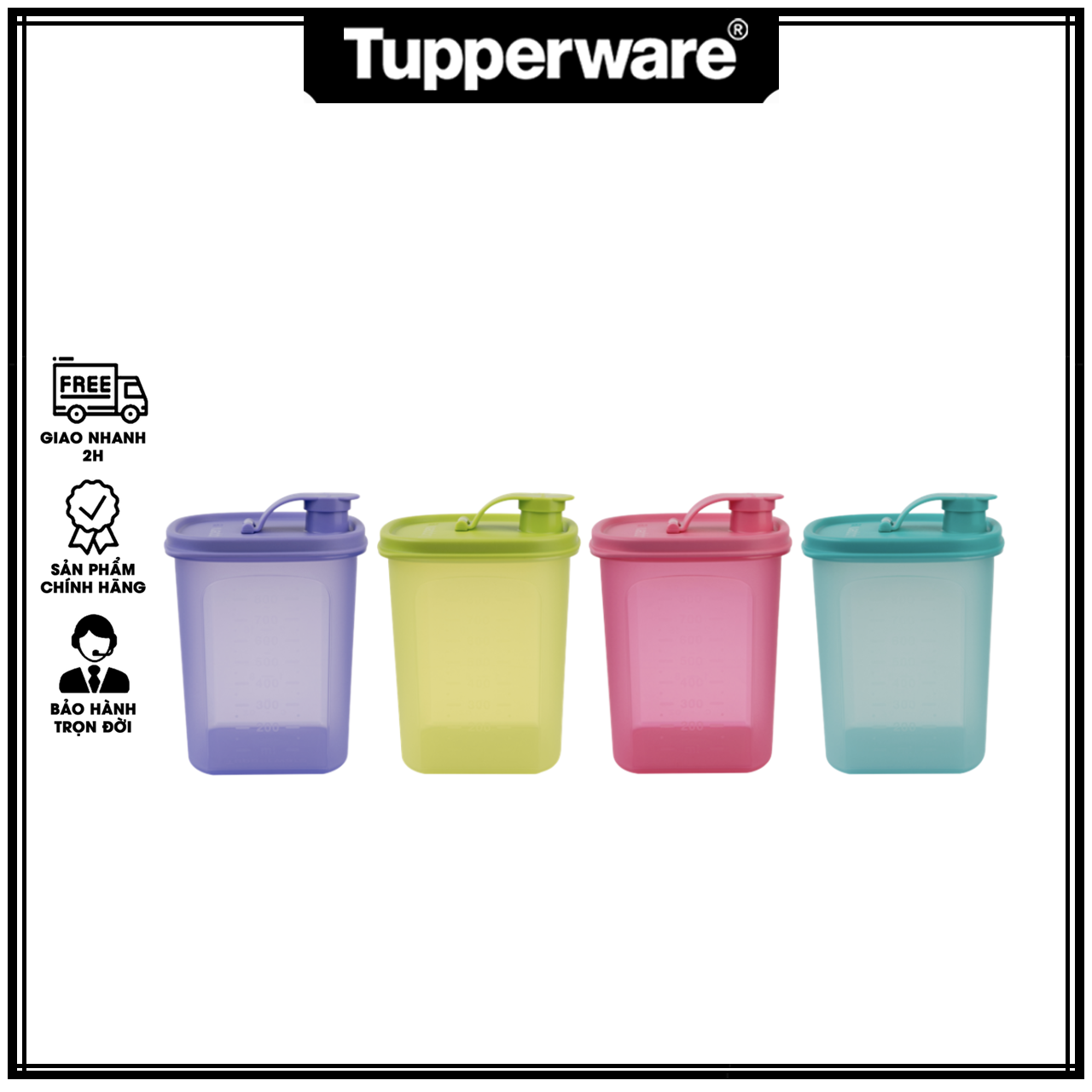 Bình nước Slim Line Pitcher 1L - Tupperware