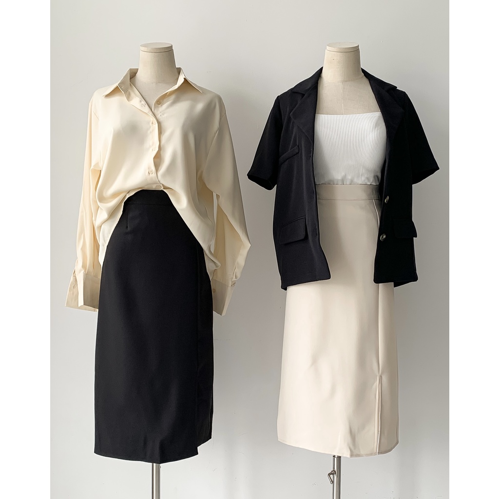 Sơ Mi Lụa Satin Nueye | 2210 | Lana Official