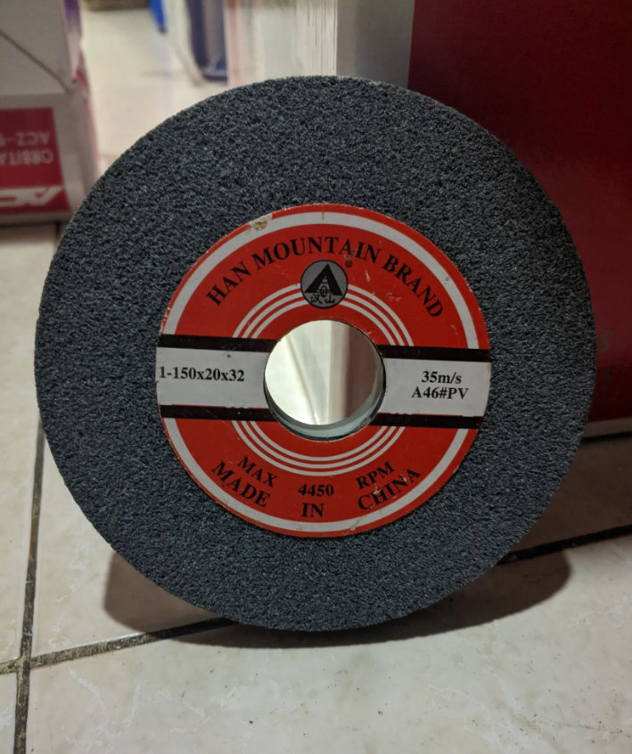 Đá mài tròn, kích thước 150mm - Đá mài dao tròn gắn máy mài, đá mài cho máy mài 2 đá, phụ kiện máy mài 2 đá - Hải My Tools