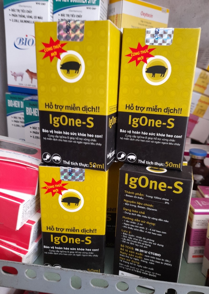 Kháng thể đặc hiệu cho Heo con theo mẹ IgOne-S