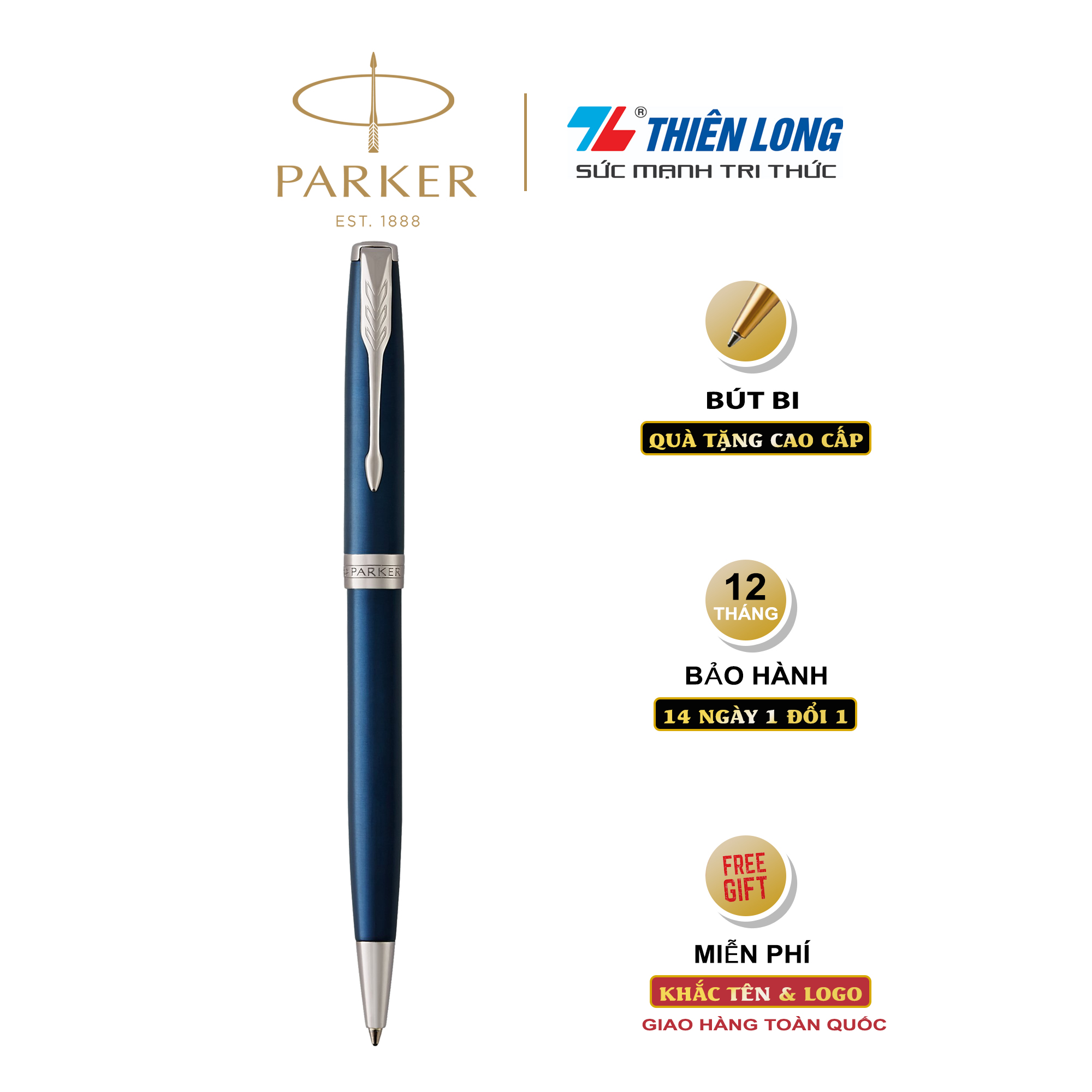 Bút bi cao cấp Parker Sonnet Đ-Blue CT TB-1950889