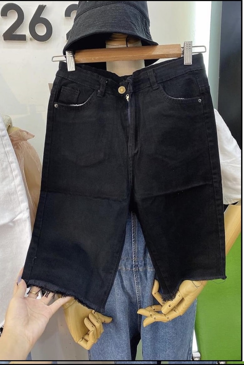 Quần jean nữ LỠ LỬNG ĐEN - TRẮNG siêu hot giãn nhẹ -s4-31