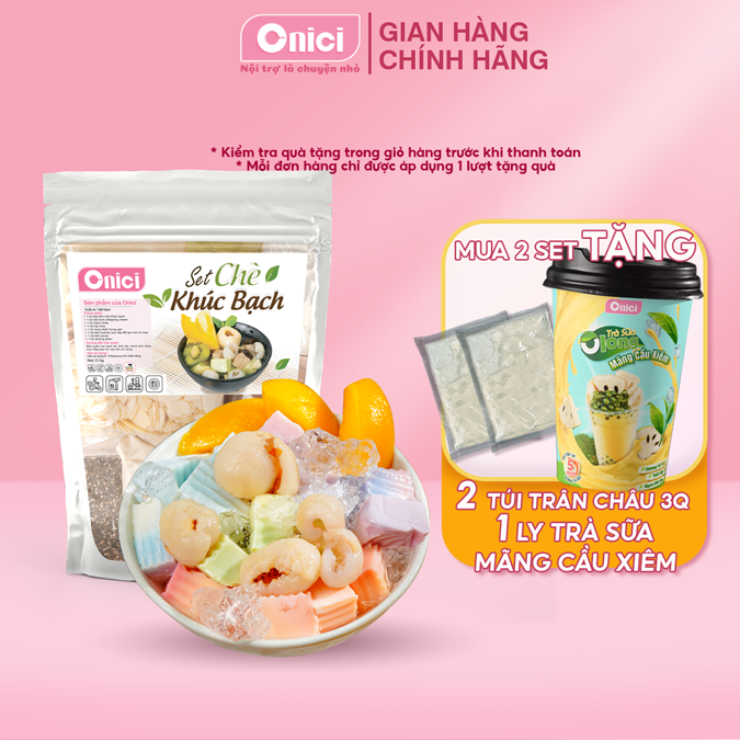 SET CHÈ KHÚC BẠCH NẤU 20 CHÉN Bếp Của Mẹ Onici
