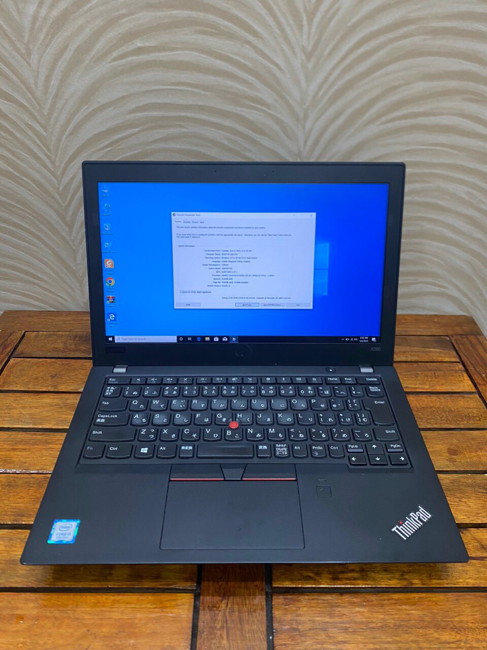 Lenovo thinkpad x280 core i5 8250u ram 8g ssd 256g 12.5inch fhd backlit keyboard