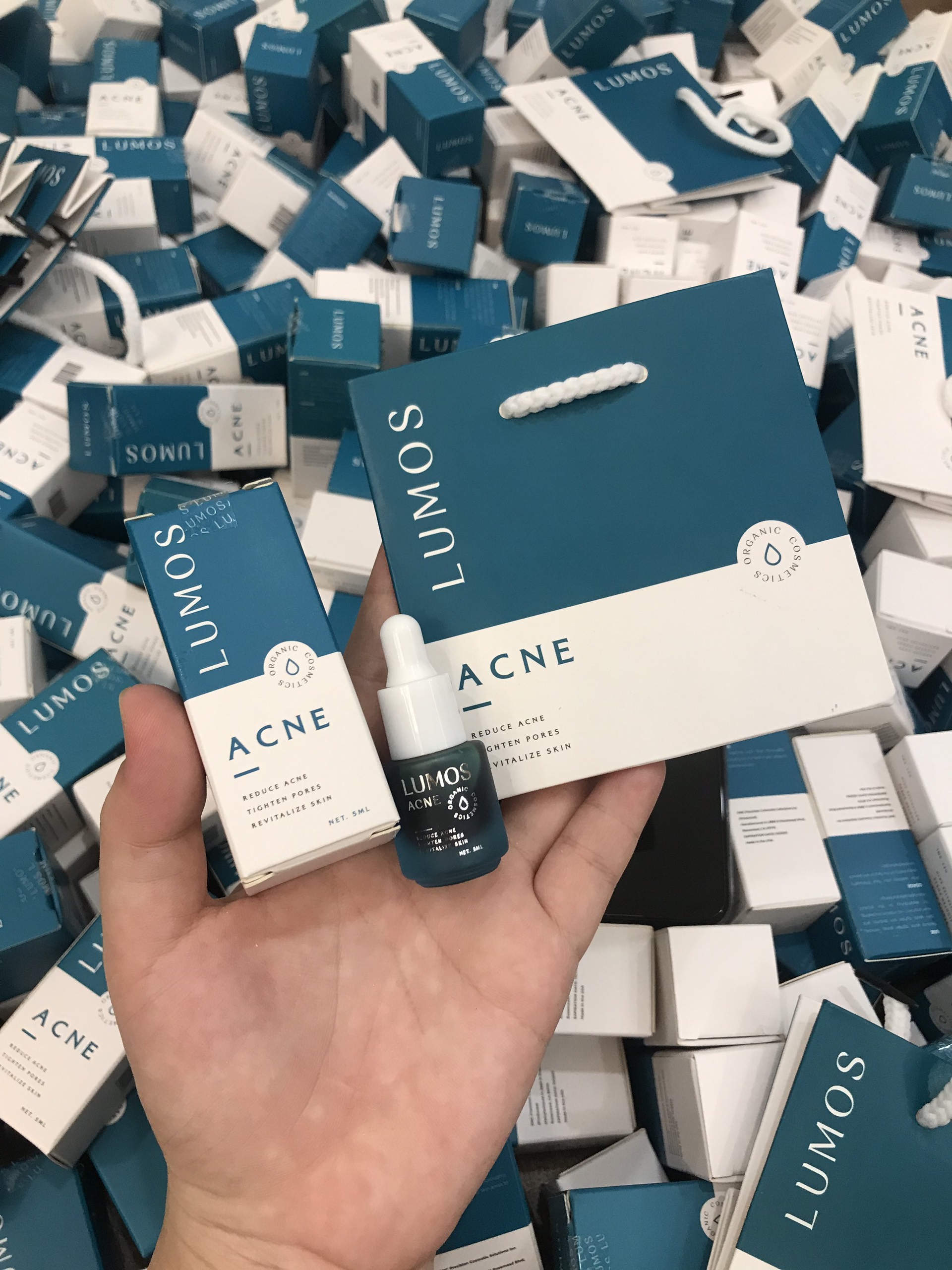 [MẪU MỚI] SERUM MỤN LUMOS ACNE 5ML- XÓA MỤN  check hàng công ty