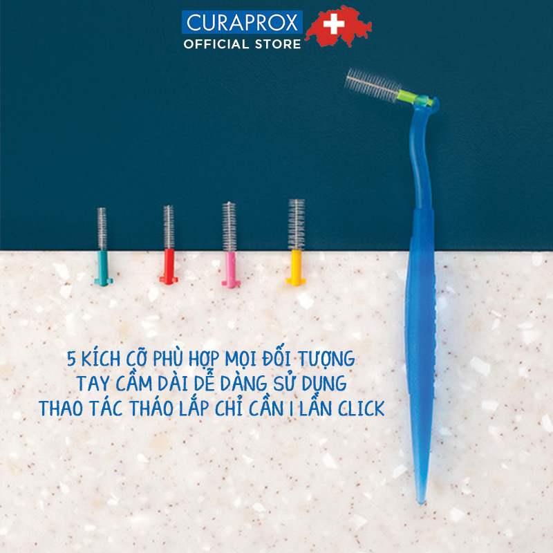 Hộp Tăm Kẽ Răng CURAPROX CPS 457 Pocket Set 5 size