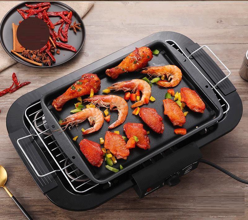 Bảng giá Bán bếp nướng điện không khói, Bếp nướng BBQ, Bến nướng hải sản - Bếp nướng Babale, công suất 2000W, ché biến món nướng ngay tại nhà, không lo khói bụi, nướng thịt, rau củ, hải sản...nóng hổi. Giảm giá 50% khi đặt hàng