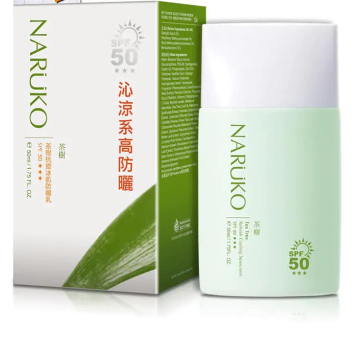 Naruko Trà Tràm - Kem Chống Nắng SPF50 Mát Lạnh Tea Tree Refresh Cooling Sunscreen SPF50 (50ml)