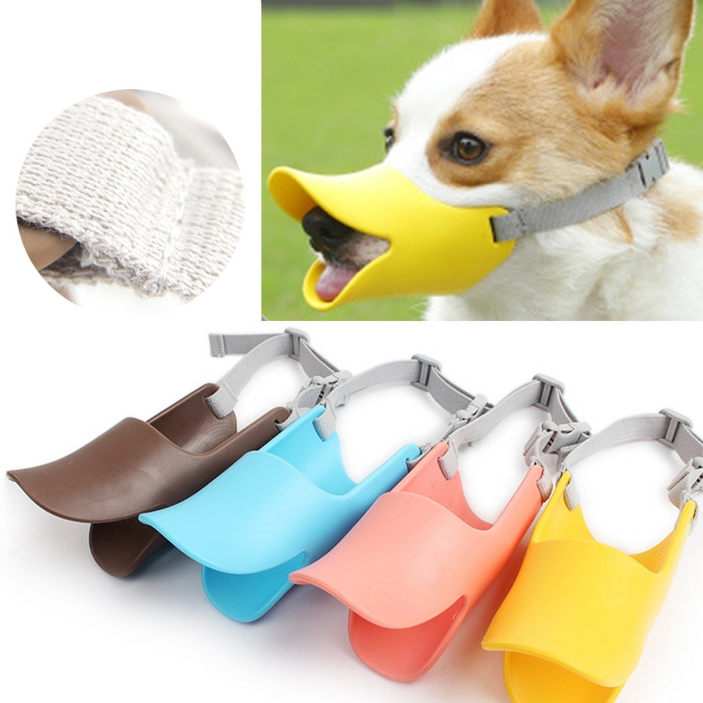 Rọ mõm hình mỏ vịt cho chó