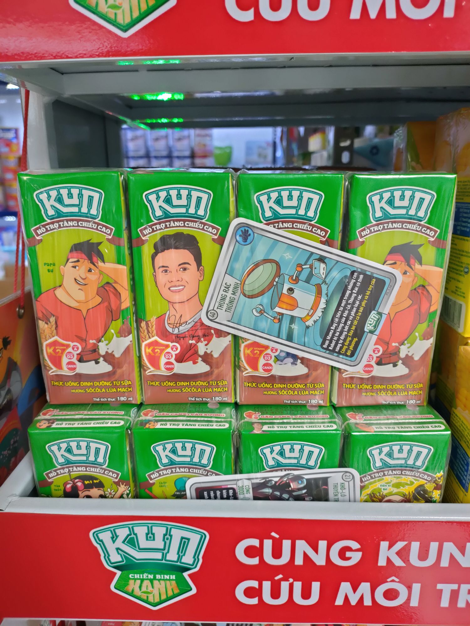 Thùng sữa Kun socola lúa mạch 180ml (48hộp x 180ml)
