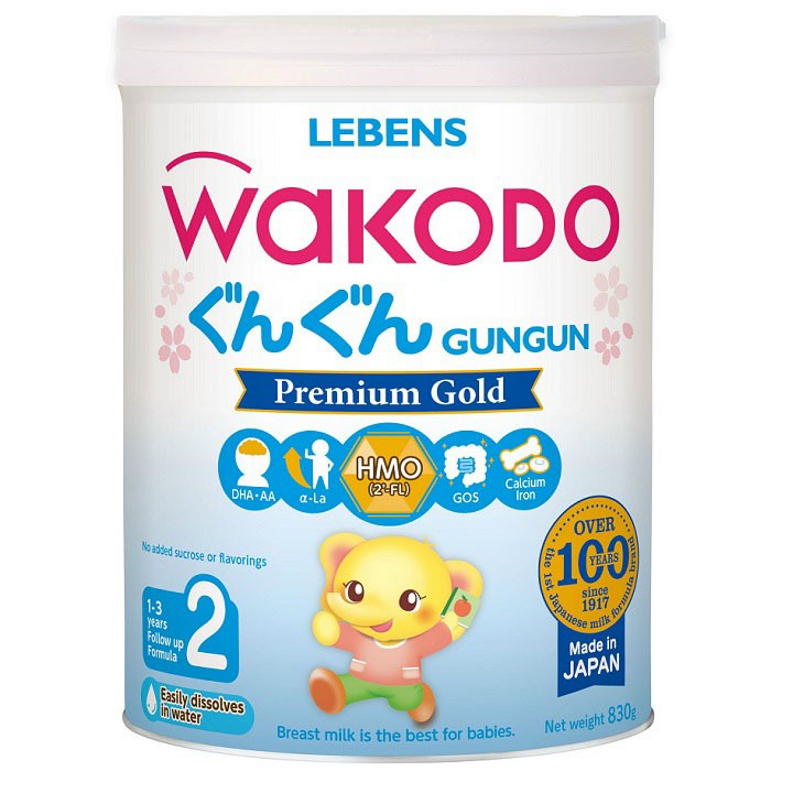Sữa Wakodo Gungun Step 2 ( 1-3 tuổi ) lon 830gr