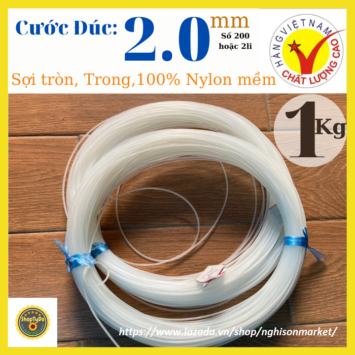 1kg Dây Cước đúc 2mm loại tốt