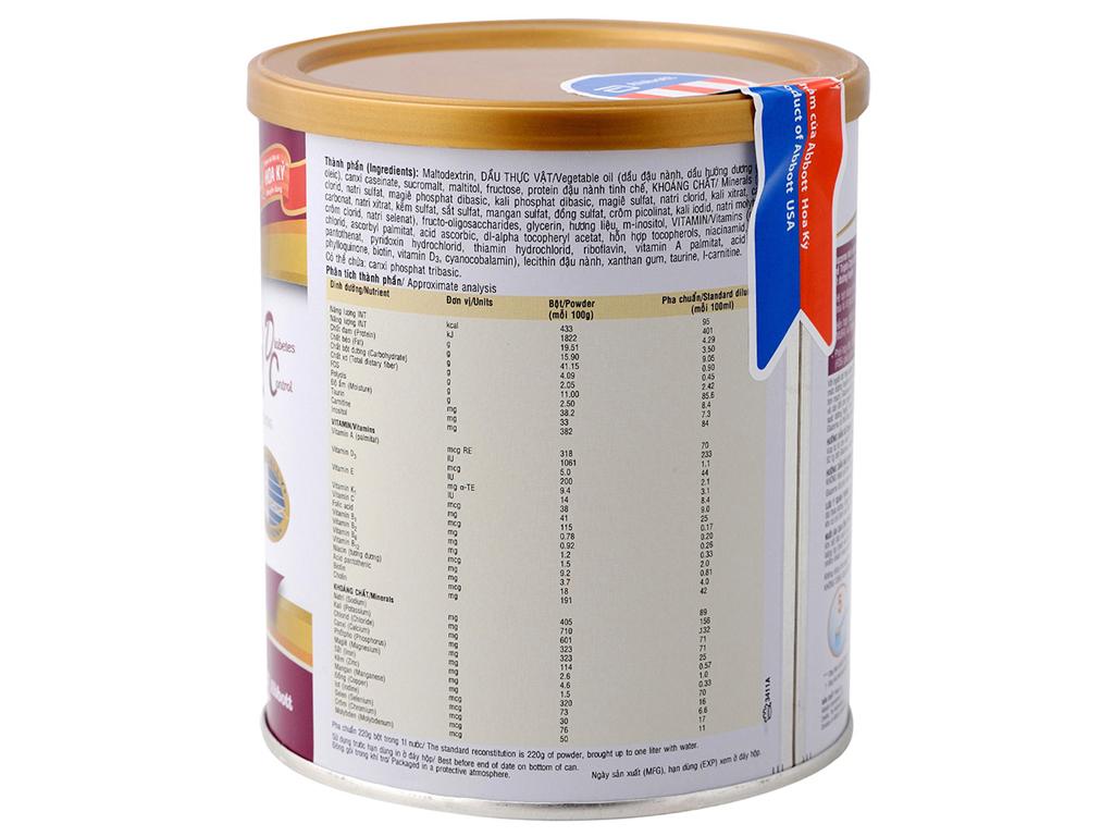 Sữa bột Glucerna Hương Vani 400g