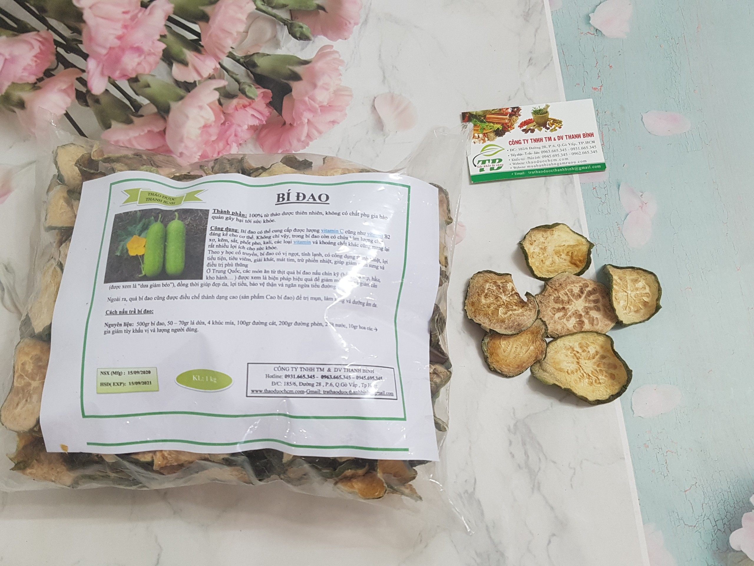 Bí Đao Khô 100G - Hàng Công Ty Chất Lượng