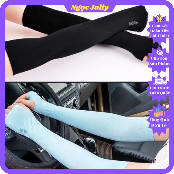 [Lẻ =sỉ] Găng tay chống nắng Nam,Nữ Let's Slim Hàn Quốc ,Bao Tay đi Phượt chống tia UV bảo vệ sức khỏe