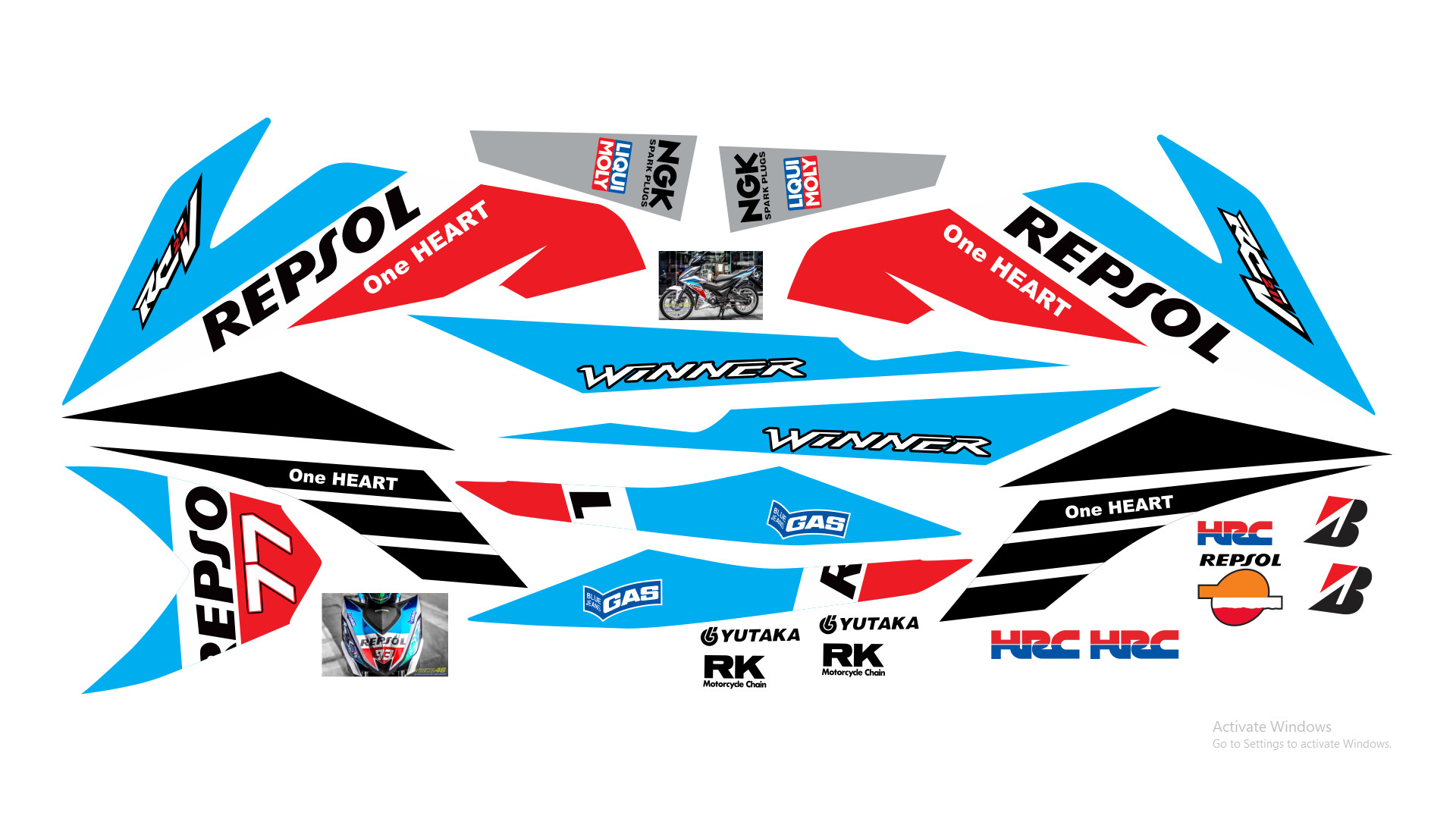 Tem xe winner repsol