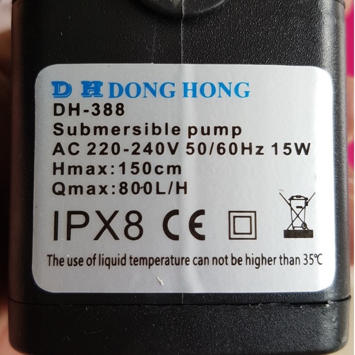 [HCM]Bơm chìm hồ cá 16w