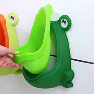 Bô tiểu mini gắn tường con ếch cho bé trai