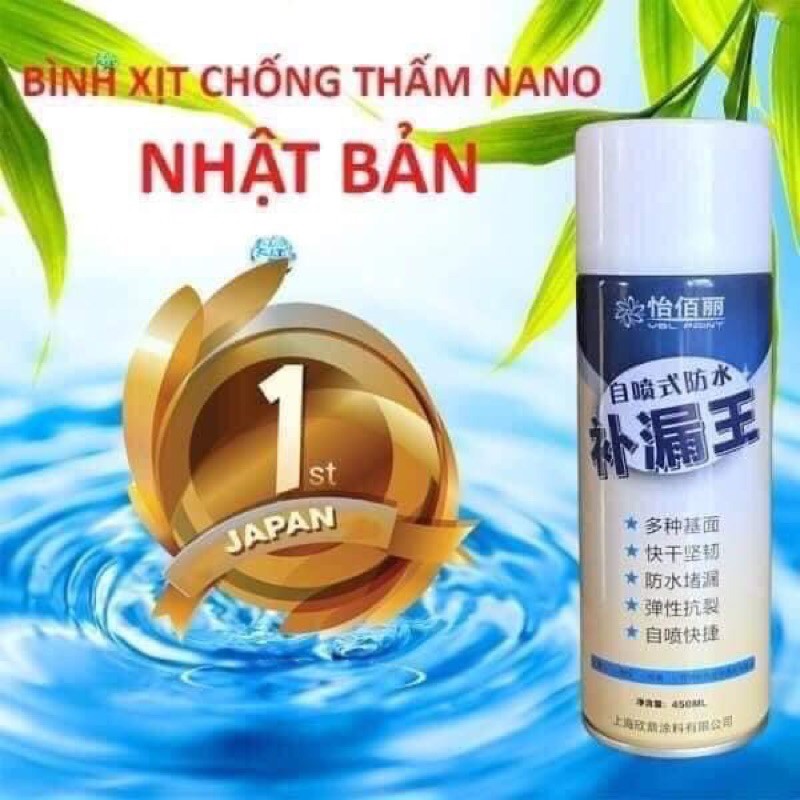[ Siêu hot tiktok review ]XỊT NANO CHỐNG THẤM HIỆU QUẢ 100%