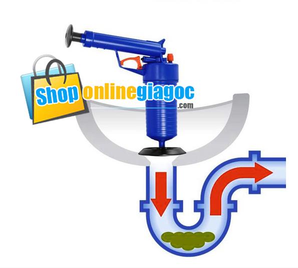 Dụng Cụ Nén Khí Thông Cống Mini